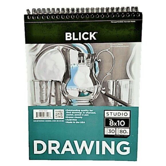 Blick Other - 1 Blick Studio Drawing Pad - 8" x 10" 30 Sheets 80lb Drawing Spiral Bound - Art